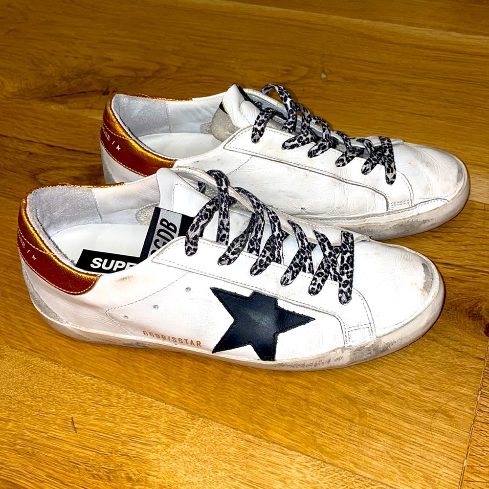 Women’s Golden Goose Superstar sneakers size 37.
